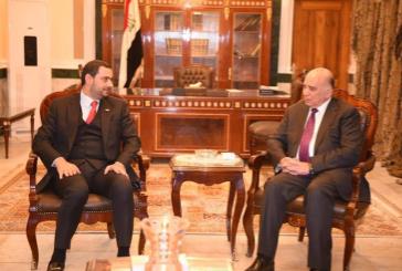 وزير الصناعة يلتقي وزير المالية والإسكان العراقي