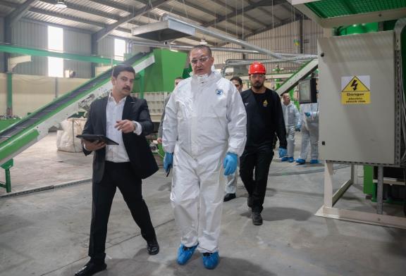 وزير البيئة يزور شركة البيئة الخضراء "كلين سيتي"